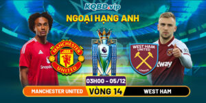 Soi Kèo Manchester United Vs West Ham 03h00 05_12 - Vòng 14 Ngoại Hạng Anh
